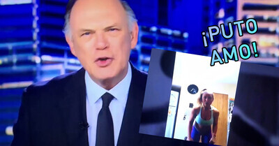 557320 - Pedro Piqueras demuestra que es humano y casi no puede seguir del ataque de risa que le pilló en directo
