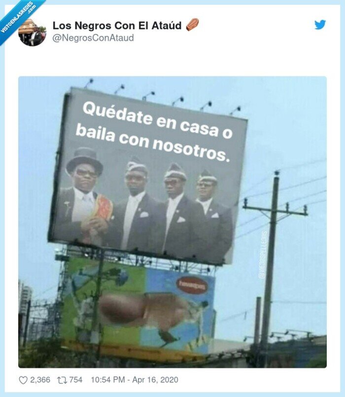 negros,coffin dance,ataud,cartel