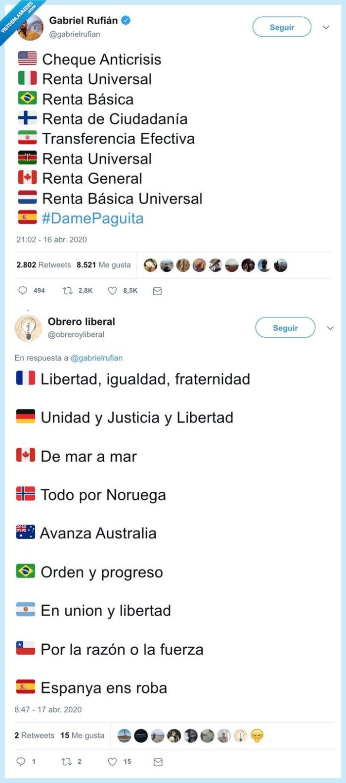 gabriel rufián,renta mínima,razon