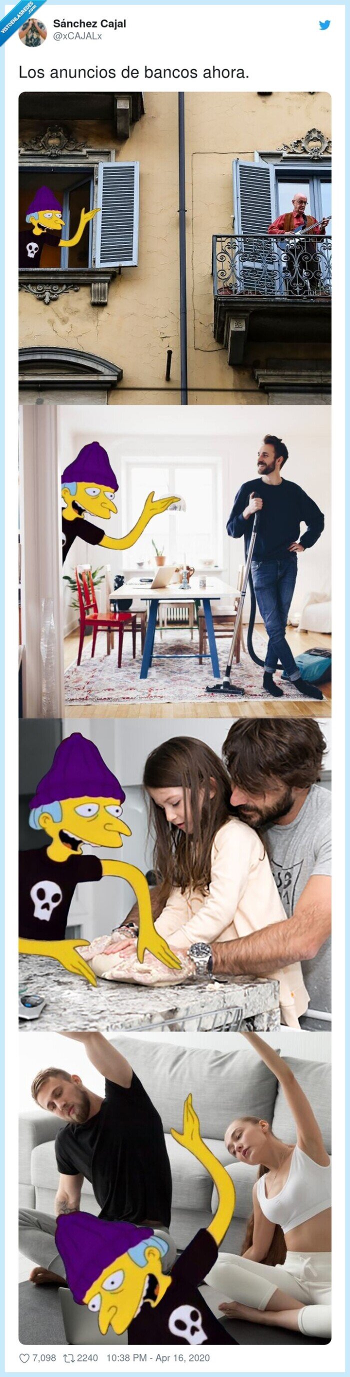 anuncios,bancos,modernos,enrollados,mrburns