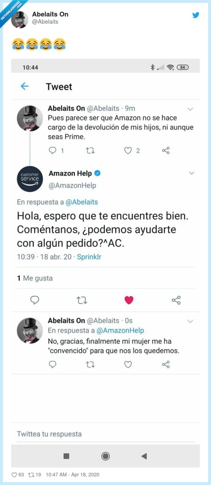 amazon,hijos,devolución