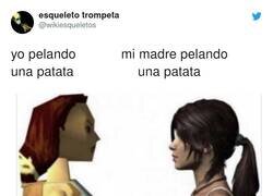 Enlace a Pelando patatas, por @wikiesqueletos
