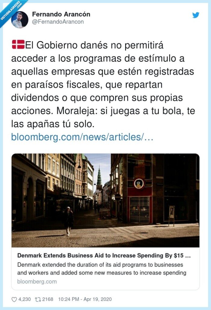 empresas,dinamarca,permitirá,dividendos,programas,estímulo