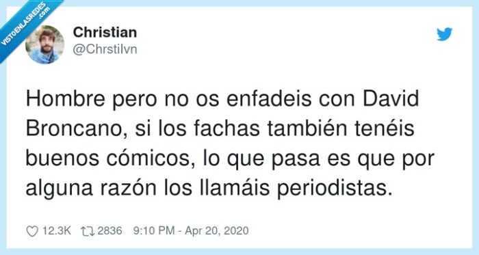 periodistas,broncano,cómicos,enfadarse,humor,toni canto,izquierda,derecha