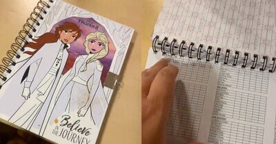 560584 - Madre flipando al descubrir que en el diario de 'Frozen 2' de su hija hay una lista de posturas sexuales
