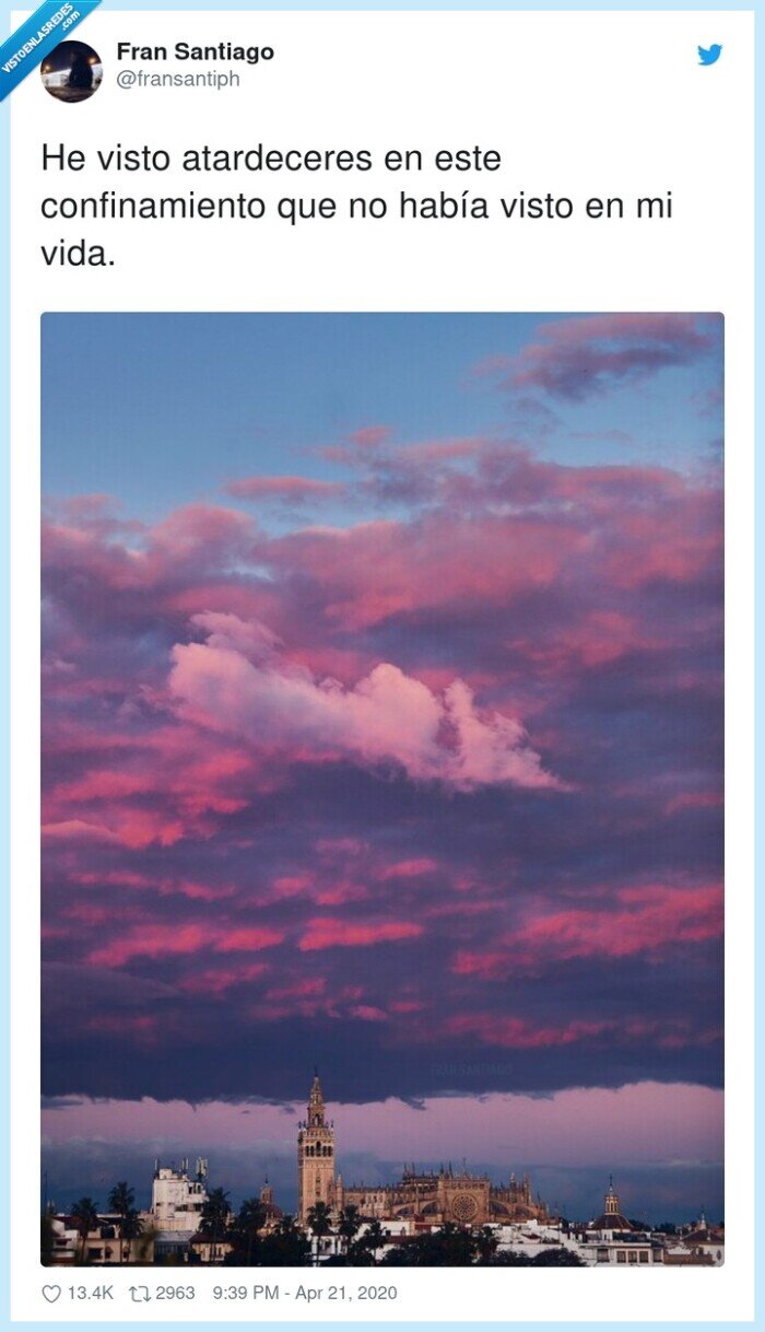 confinamiento,atardeceres