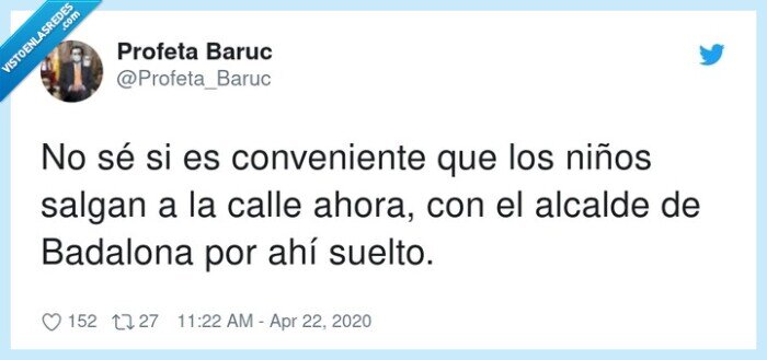 conveniente,badalona,alcalde,niños,salir,calle