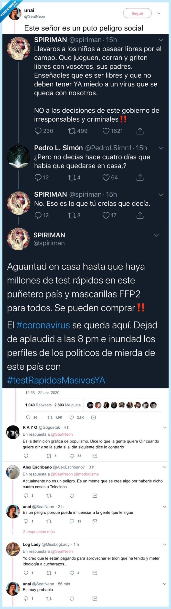 spiriman,doctor,contradecirse