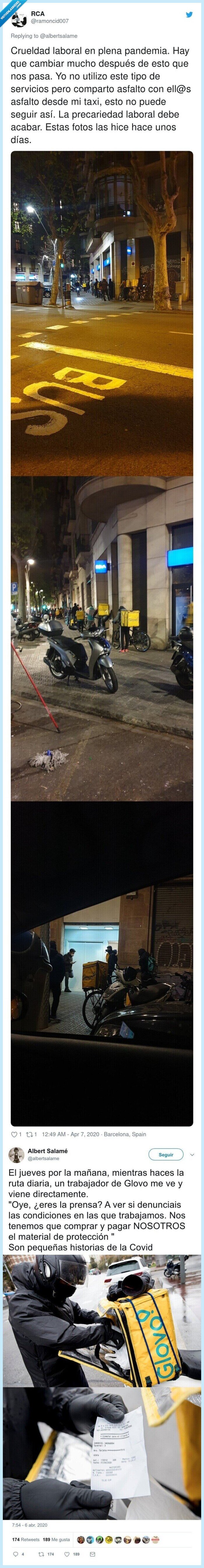 @albertsalame,precariedad,servicios,pandemia,crueldad