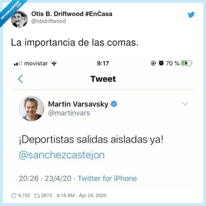 importancia,comas,aisladas,deportistas,varsavsky