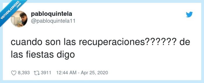 recuperaciones,fiestas,cuando