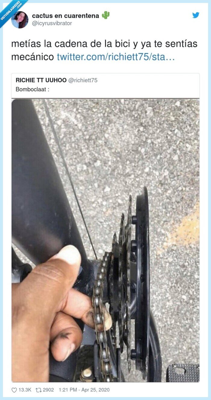 mecánico,cadena,bici