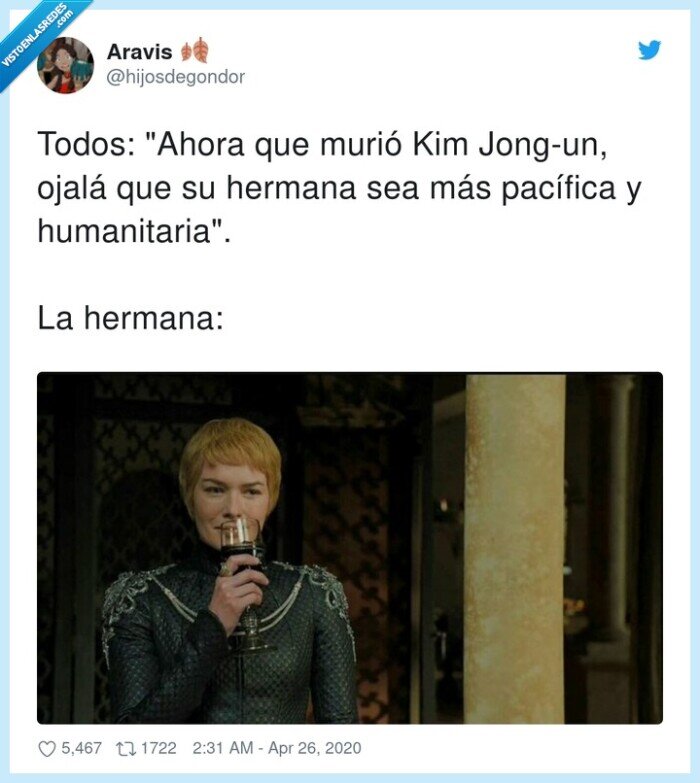 humanitaria,pacífica,hermana,kim jong un,murió,ojalá