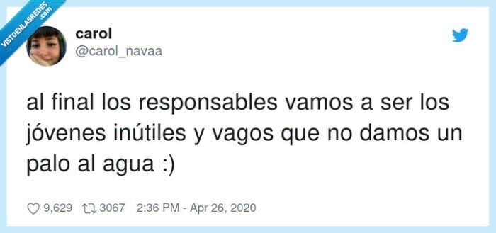 responsables,inútiles,jóvenes,vagos