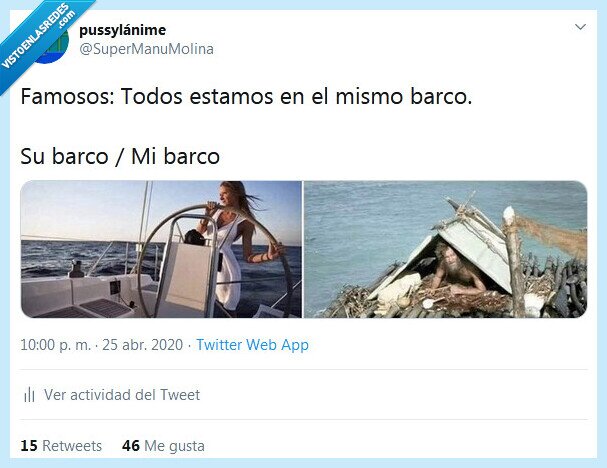 famosos,barco,mismo