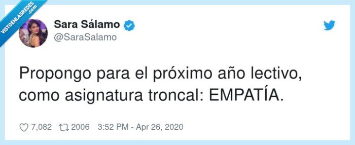 asignatura,lectivo,empatía,troncal,cuarentena