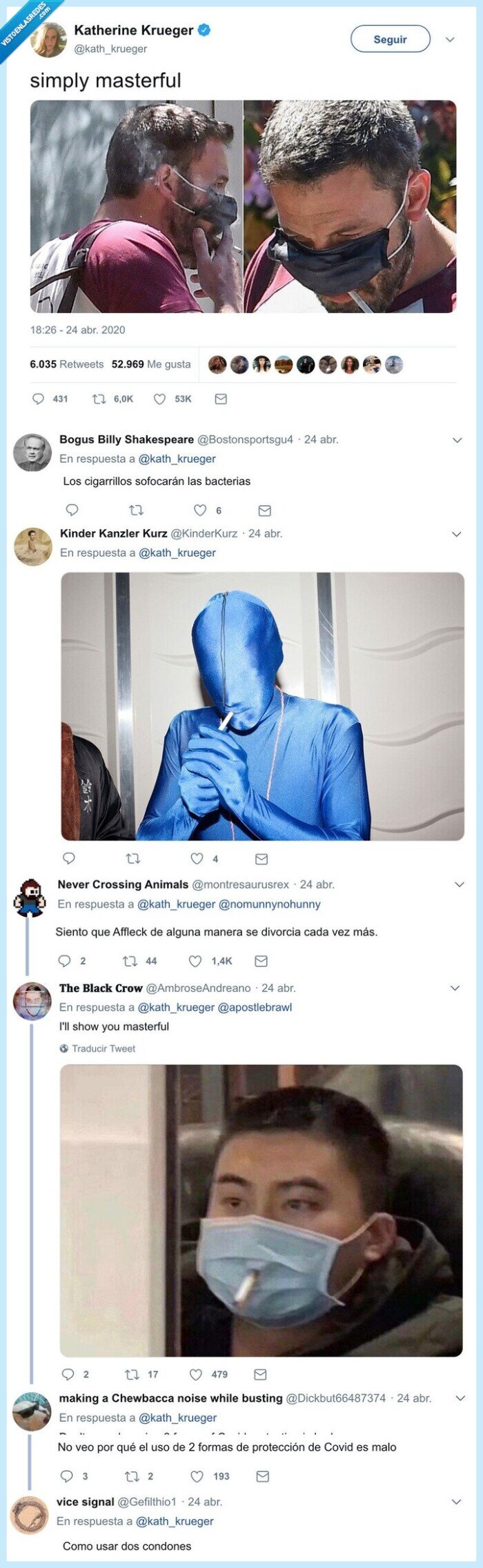 ben affleck,fumar,mascarilla,coronavirus