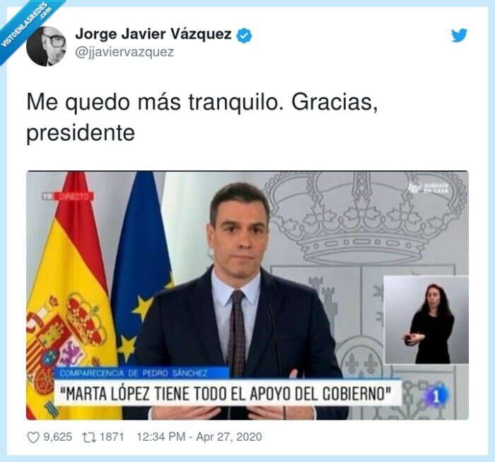 marta lopez,apoyo,gobierno,pedro sanchez