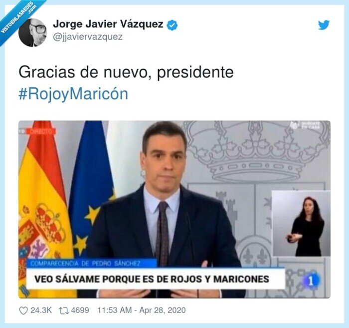 pedro sanchez,presidente,gracias