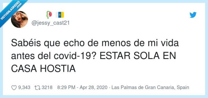 sabéis,covid19,hostia,echo de menos,antes