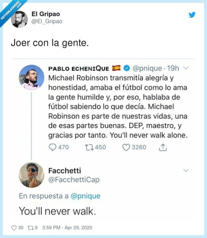 walk,andar,echenique,pobre chaval,hasta se ríe él