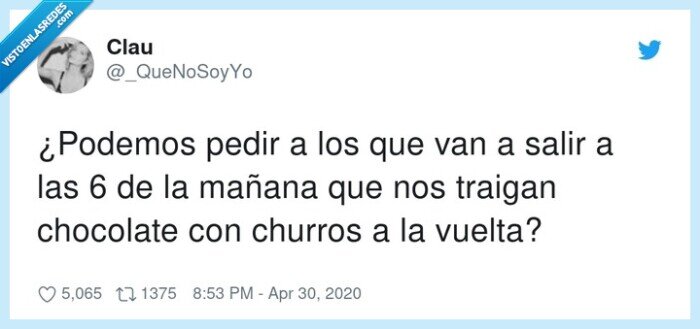 chocolate,mañana,madrugar,churros,traer