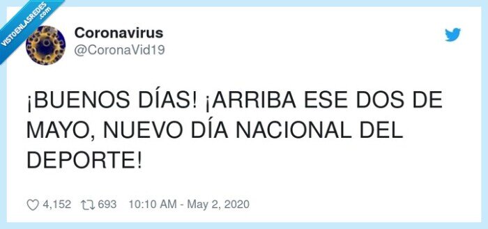 nacional,deporte,coronavirus,arriba,2 de mayo