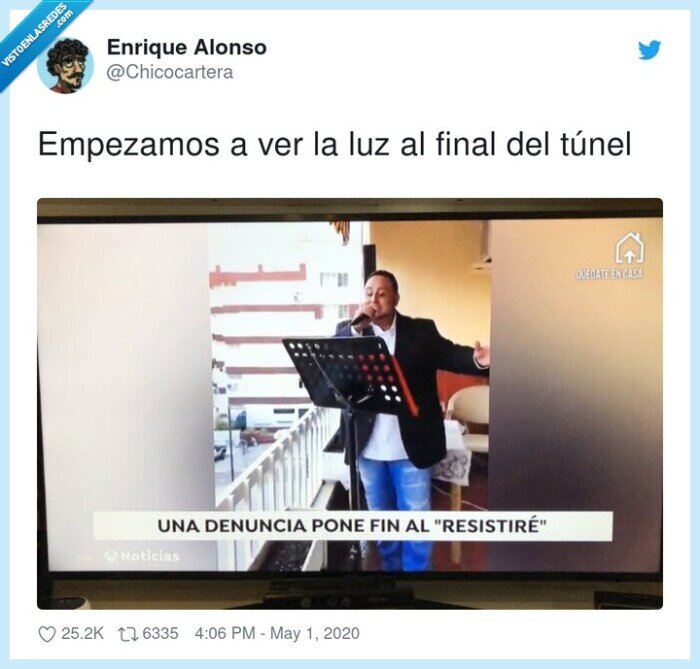 empezamos,túnel,final,cuarentena,resistiré,canción
