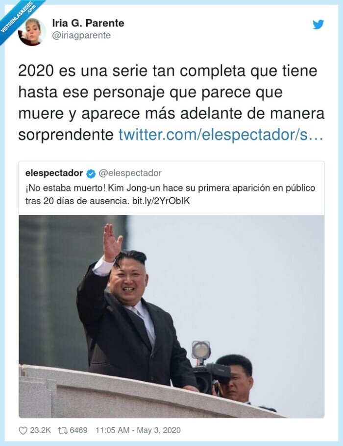 sorprendente,personaje,2020,aparecer,kim jong un