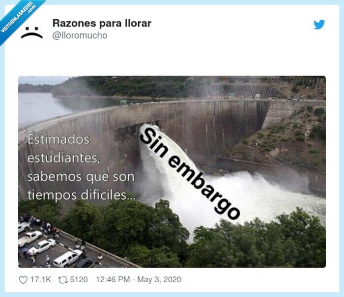 estudiantes,tiempos difíciles,coronavirus,presa