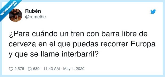 interbarril,recorrer,cerveza,europa