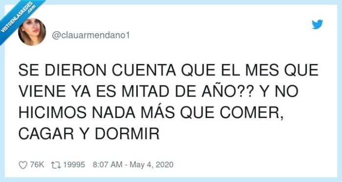 2020,comer,dormir,cagar,cuarentena