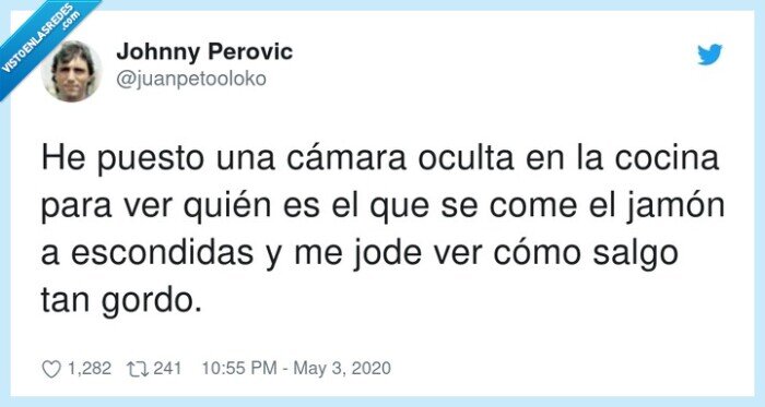 escondidas,cámara,jamón,oculta,cocina