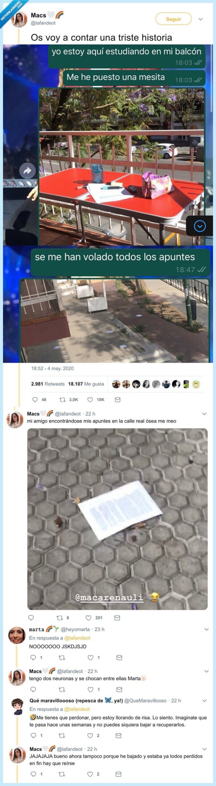 apuntes,volar,viento,balcón,estudiar