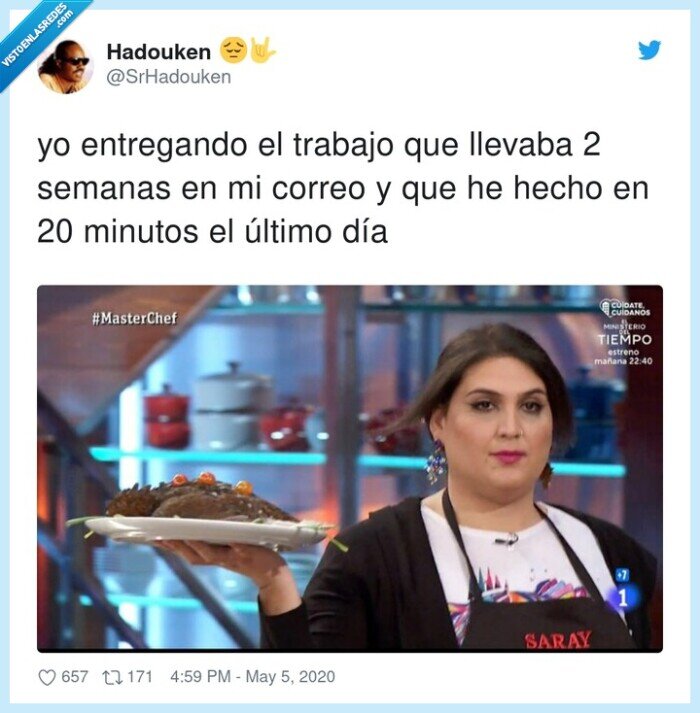entregando,trabajo,llevaba,semanas,minutos,saray,masterchef