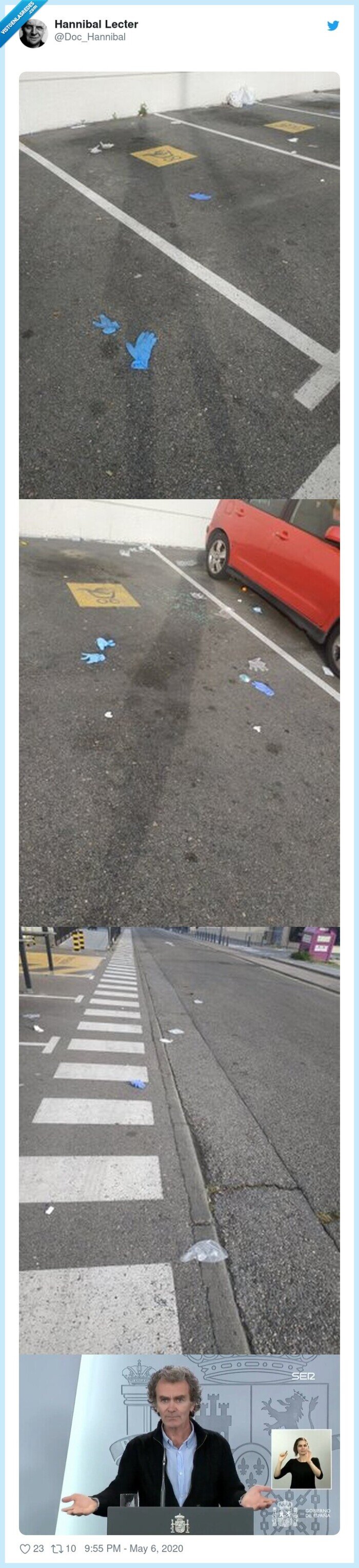 fernando simón,guantes,coronavirus