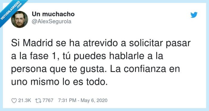 solicitar,confianza,atrevido,fases,persona,madrid,coronavirus