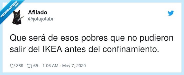 confinamiento,pobres,ikea,salir,coronavirus