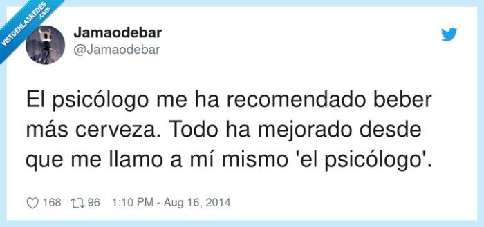 recomendado,psicólogo,mejorado,cerveza,beber