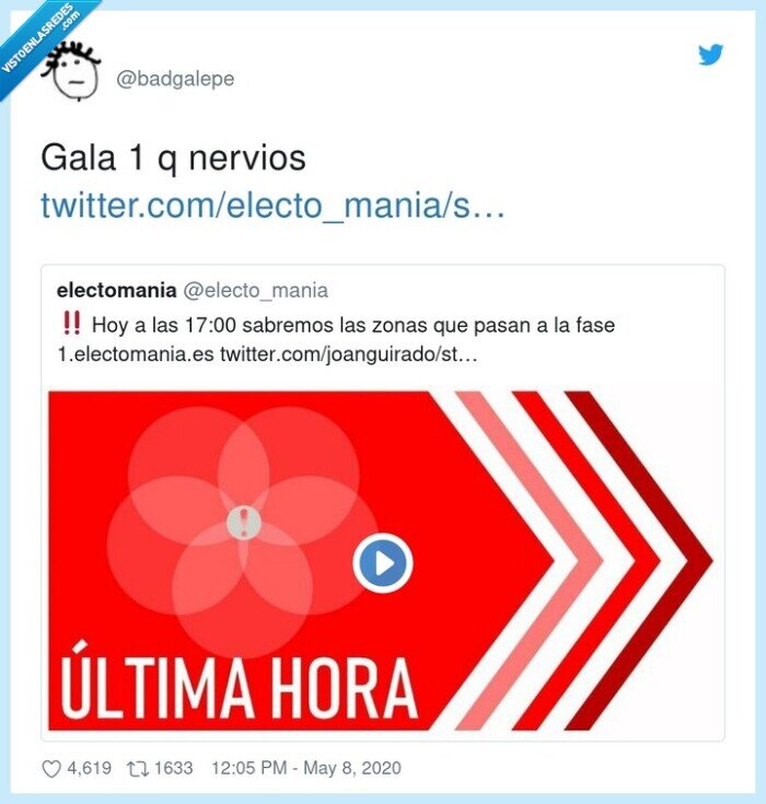 nervios,gala,fases,comunidades