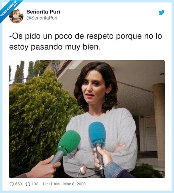 chenoa,respeto,mal momenyo,ayuso