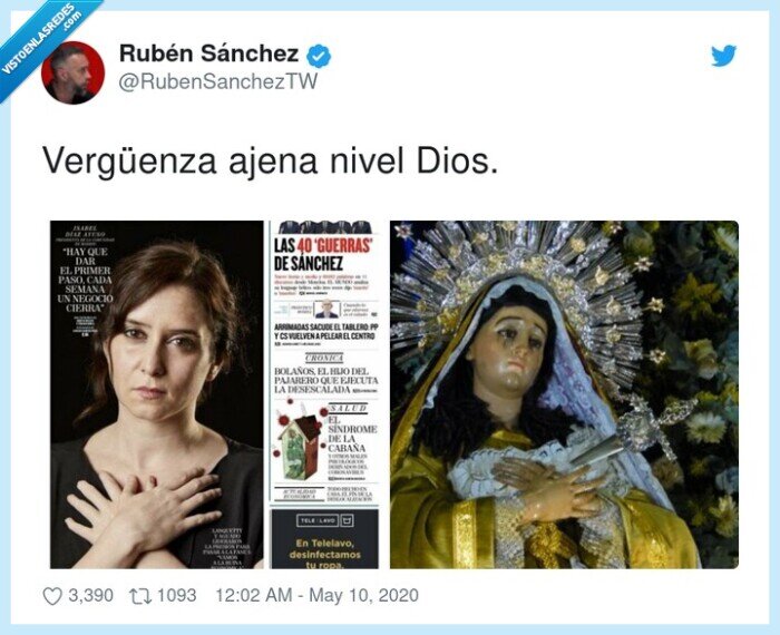 vergüenza,ajena,nivel,dios,ayuso,fotos