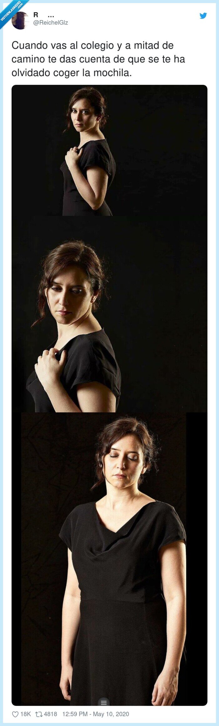 colegio,mochila,diaz ayuso