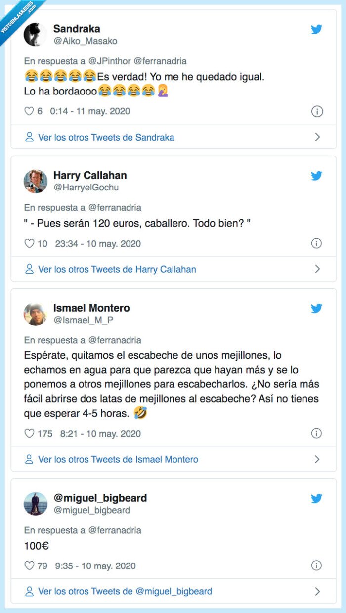 577410 - La vacilada de receta de Ferrán Adrià para hacer mejillones escabechados