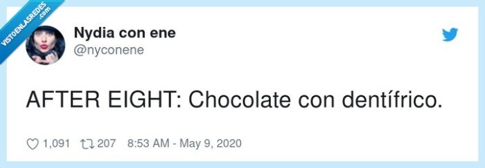 dentífrico,chocolate,after eight,menta