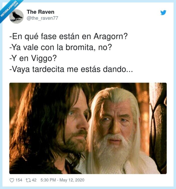 tardecita,bromita,aragorn,viggo,fases,cuarentena