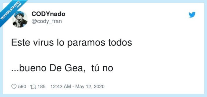 parar,virus,de gea