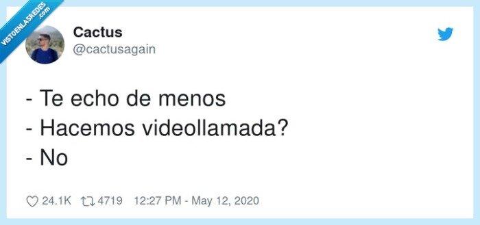 videollamada,echo de menos