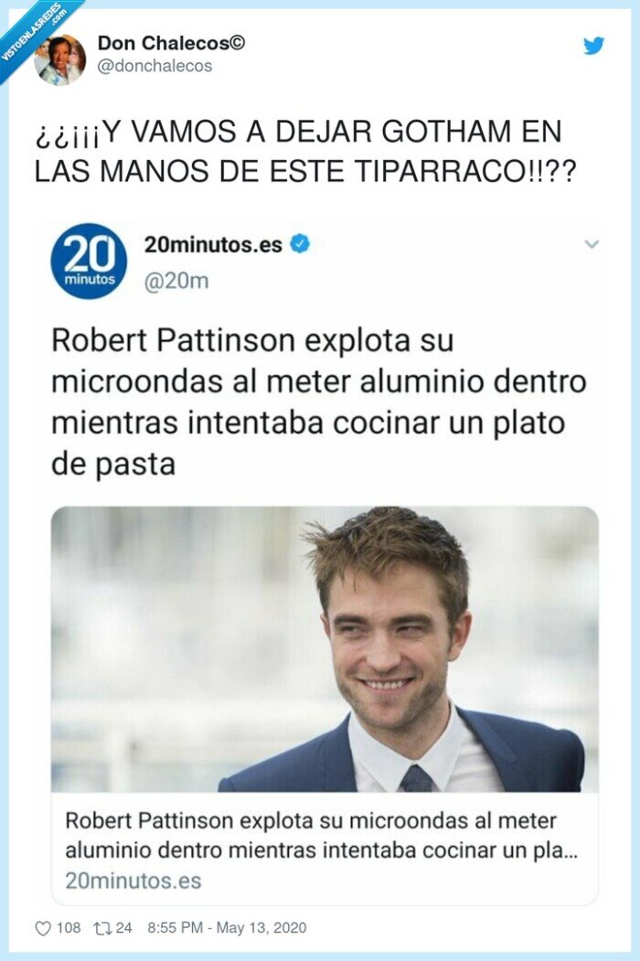 tiparraco,gotham,robert pattinson,microondas,aluminio