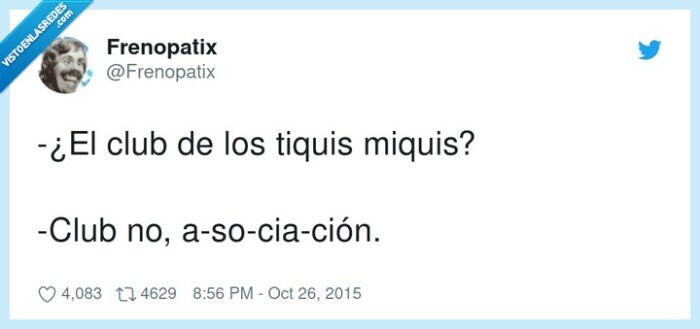 asociación,tiquis miquis,club